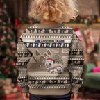 Aussie Echidna Kid Ugly Christmas Sweater Merry Christmas