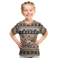Aussie Echidna Kid T Shirt Merry Christmas