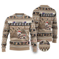 Aussie Echidna Ugly Christmas Sweater Merry Christmas