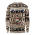 Aussie Echidna Long Sleeve Shirt Merry Christmas