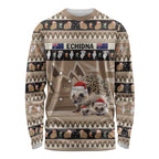 Aussie Echidna Long Sleeve Shirt Merry Christmas