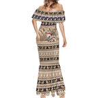 Aussie Echidna Mermaid Dress Merry Christmas
