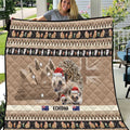 Aussie Echidna Quilt Merry Christmas