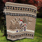 Aussie Echidna Quilt Merry Christmas