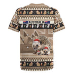 Aussie Echidna Rugby Jersey Merry Christmas