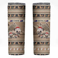 Aussie Echidna Skinny Tumbler Merry Christmas
