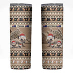 Aussie Echidna Skinny Tumbler Merry Christmas