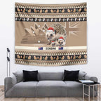 Aussie Echidna Tapestry Merry Christmas