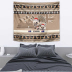 Aussie Echidna Tapestry Merry Christmas