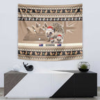 Aussie Echidna Tapestry Merry Christmas