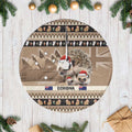 Aussie Echidna Tree Skirt Merry Christmas