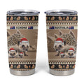 Aussie Echidna Tumbler Cup Merry Christmas
