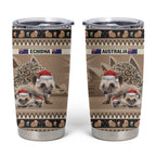 Aussie Echidna Tumbler Cup Merry Christmas