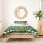 Aussie Frilled Lizard Bedding Set Merry Christmas