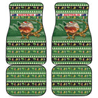 Aussie Frilled Lizard Car Mats Merry Christmas