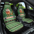 Aussie Frilled Lizard Car Seat Cover Merry Christmas