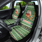 Aussie Frilled Lizard Car Seat Cover Merry Christmas