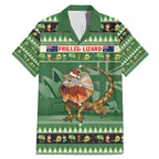 Aussie Frilled Lizard Family Matching Mermaid Dress and Hawaiian Shirt Merry Christmas