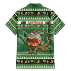 Aussie Frilled Lizard Family Matching Mermaid Dress and Hawaiian Shirt Merry Christmas