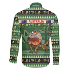 Aussie Frilled Lizard Family Matching Summer Maxi Dress and Hawaiian Shirt Merry Christmas