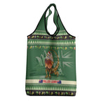 Aussie Frilled Lizard Grocery Bag Merry Christmas