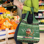 Aussie Frilled Lizard Grocery Bag Merry Christmas