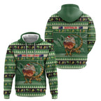 Aussie Frilled Lizard Hoodie Merry Christmas