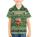 Aussie Frilled Lizard Kid Hawaiian Shirt Merry Christmas