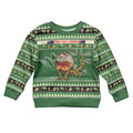 Aussie Frilled Lizard Kid Ugly Christmas Sweater Merry Christmas