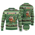 Aussie Frilled Lizard Ugly Christmas Sweater Merry Christmas