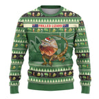 Aussie Frilled Lizard Ugly Christmas Sweater Merry Christmas