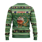 Aussie Frilled Lizard Ugly Christmas Sweater Merry Christmas