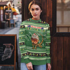Aussie Frilled Lizard Ugly Christmas Sweater Merry Christmas