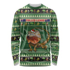 Aussie Frilled Lizard Long Sleeve Shirt Merry Christmas