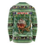 Aussie Frilled Lizard Long Sleeve Shirt Merry Christmas
