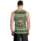 Aussie Frilled Lizard Men Tank Top Merry Christmas