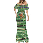 Aussie Frilled Lizard Mermaid Dress Merry Christmas