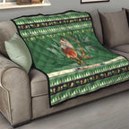 Aussie Frilled Lizard Quilt Merry Christmas
