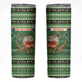 Aussie Frilled Lizard Skinny Tumbler Merry Christmas