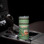 Aussie Frilled Lizard Skinny Tumbler Merry Christmas