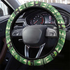 Aussie Frilled Lizard Steering Wheel Cover Merry Christmas