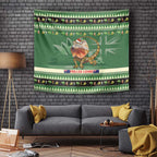 Aussie Frilled Lizard Tapestry Merry Christmas