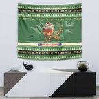 Aussie Frilled Lizard Tapestry Merry Christmas