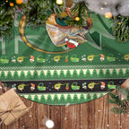 Aussie Frilled Lizard Tree Skirt Merry Christmas