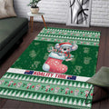 Aussie Koala Area Rug Merry Christmas