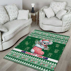Aussie Koala Area Rug Merry Christmas