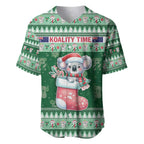 Aussie Koala Baseball Jersey Merry Christmas