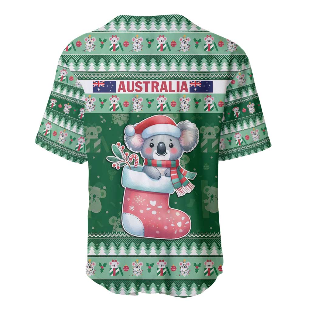 Aussie Koala Baseball Jersey Merry Christmas