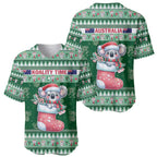 Aussie Koala Baseball Jersey Merry Christmas