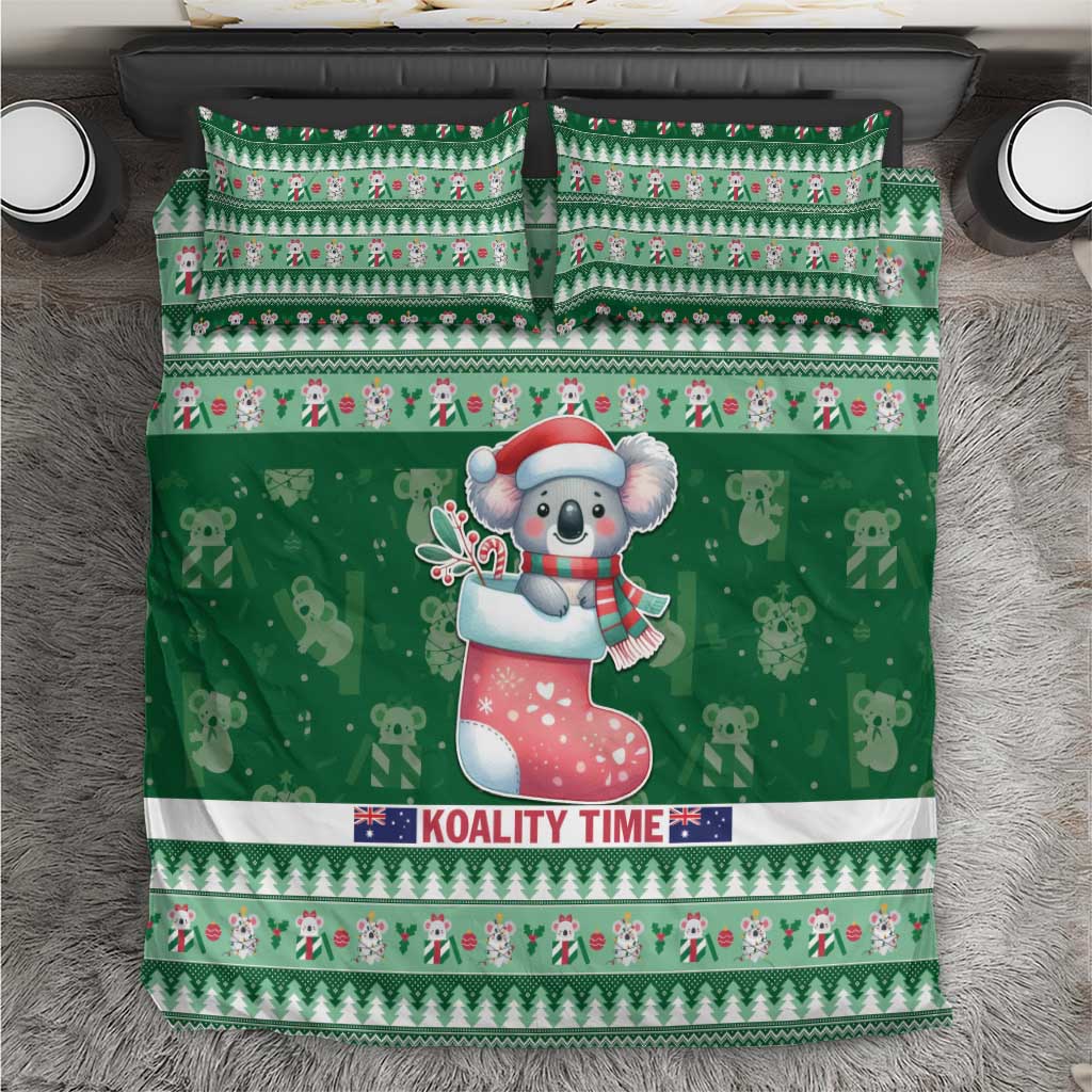 Aussie Koala Bedding Set Merry Christmas